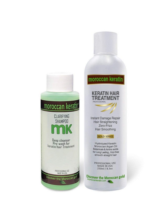 موروكان كيراتين مجموعة مغربية من الكيراتين الذهبي، مجموعة عالمية لعلاج الشعر بالكيراتين البرازيلي، مجموعة تصفيف وتمليس الشعر بزيت الأرغان، تركيبة سريعة ومجربة، نتائج طبيعية وعضوية، شامبو منقي، كيراتين - Image 1