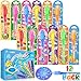 Joycover Invisible Ink Pen with UV Light for Kids Party Favors for Kids 46 812 12PCS Spy Pen Classroom Prizes School Supplies Birthday Christmas Gift Toys Goody Bag Stuffers for Boys Girls - Image 3
