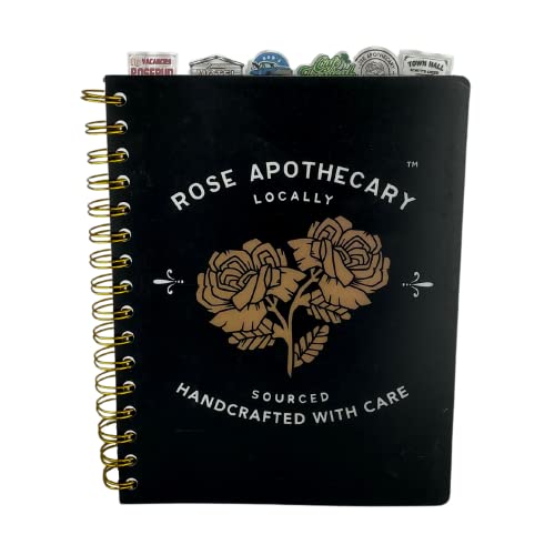 Innovative Designs Schitts Creek Tab Journal Notebook Rose Apothecary Spiral Bound 144 Lined Pages 8 x 7 inches - Image 1