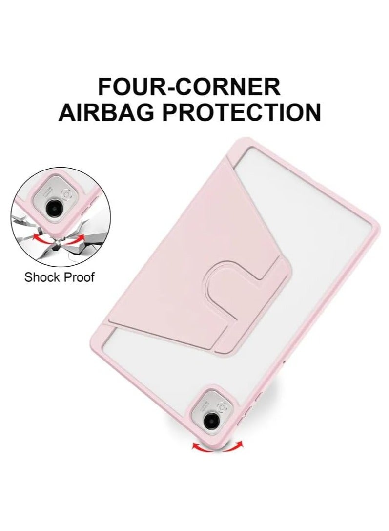 حافظة تابلت لجهاز Honor Pad X9a بحجم 11.5 بوصة مع قاعدة دوارة 360° وغطاء واقي مع فتحة قلم - Image 2