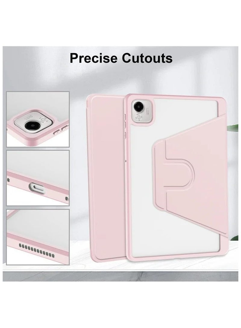 حافظة تابلت لجهاز Honor Pad X9a بحجم 11.5 بوصة مع قاعدة دوارة 360° وغطاء واقي مع فتحة قلم - Image 4