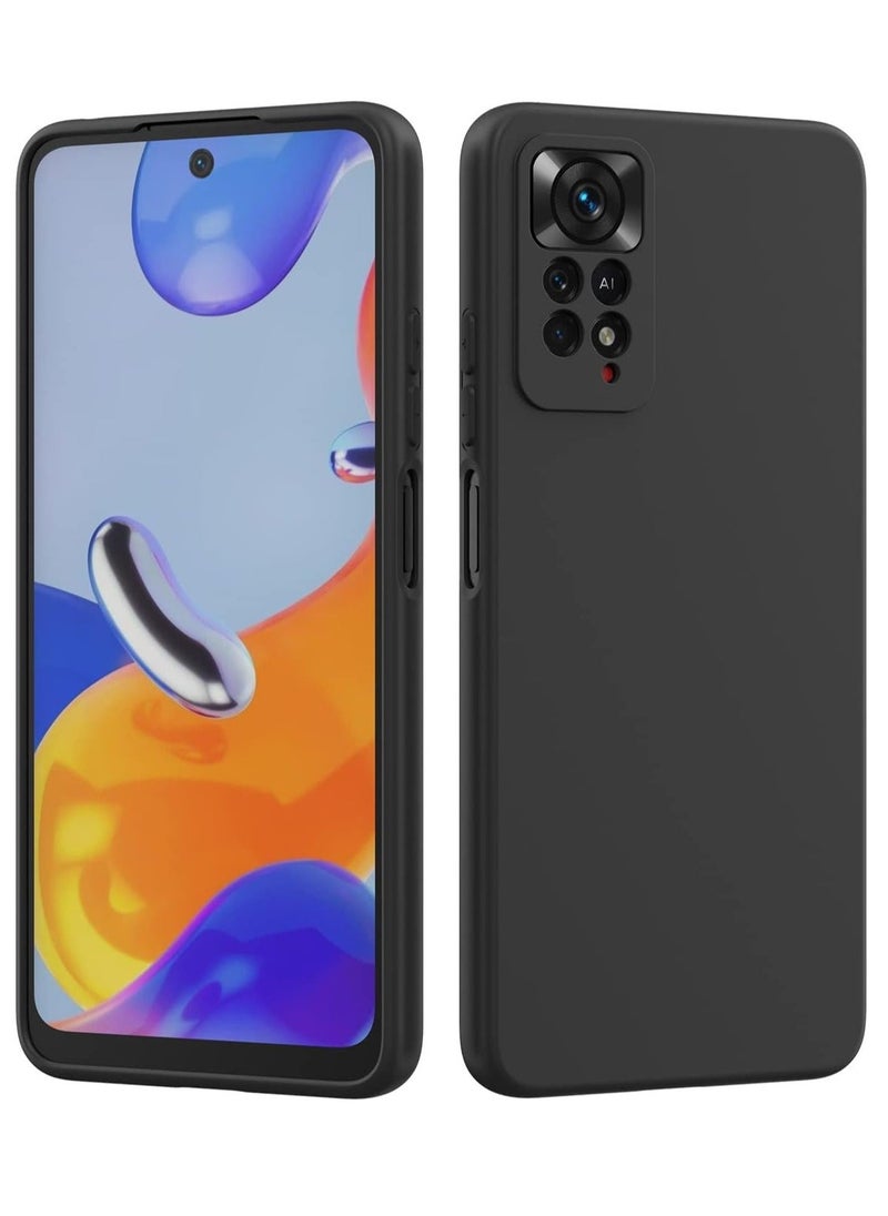 Raxoom غطاء سيليكون ناعم واقي لهاتف Redmi Note 11 Pro 5G – نحيف، مضاد للسقوط، يغطي الجسم بالكامل والكاميرا - Image 1