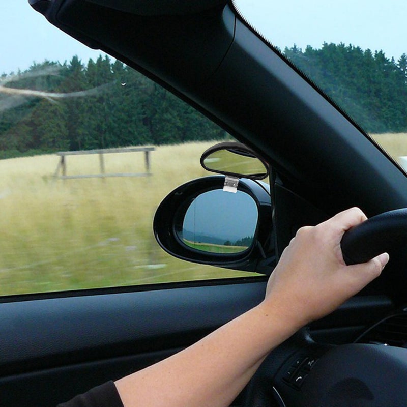 🚗 مرآة جانبية خلفية زاوية واسعة لتعزيز السلامة بتصميم قابل للتعديل - Image 4