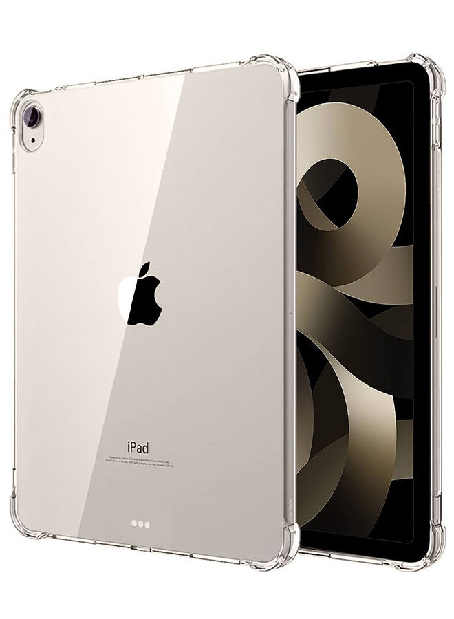 مارجون [حافظة لجهاز iPad Air 11 بوصة M2 (2024)/ iPad Air الجيل الخامس (2022) / iPad Air الجيل الرابع (2020) 10.9] حافظة شفافة من مادة TPU مقاومة للصدمات وغطاء شفاف ممتص للصدمات من مادة TPU - Image 1