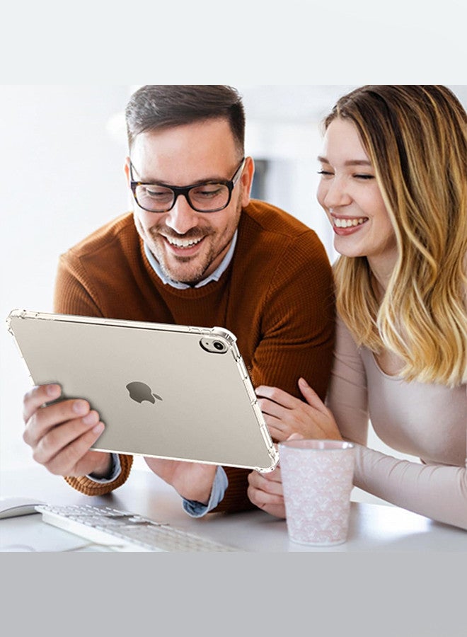 مارجون [حافظة لجهاز iPad Air 11 بوصة M2 (2024)/ iPad Air الجيل الخامس (2022) / iPad Air الجيل الرابع (2020) 10.9] حافظة شفافة من مادة TPU مقاومة للصدمات وغطاء شفاف ممتص للصدمات من مادة TPU - Image 5