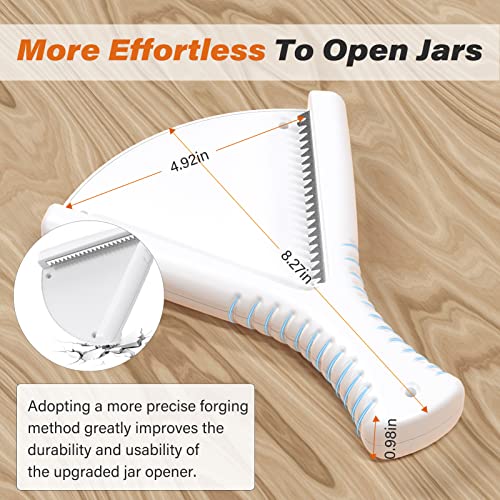 ReneeChef Jar Opener for Weak Hands, Dual Usage | Easy Grip Jar Opener & Under Cabinet Lid Opener, Super Durable Bottle Opener Effortless to Open Any Size Lid, Advanced Jar Lid Opener for Seniors with Arthritis - Image 4