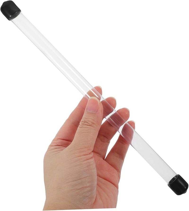 6 قطع من أنابيب التخزين البلاستيكية الشفافة مع أغطية لـ البخور العود - Image 5