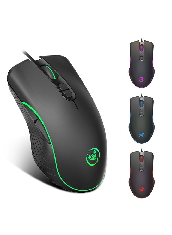 NIBEMINENT Wired Keyboard Mouse Combo Black  - Image 3