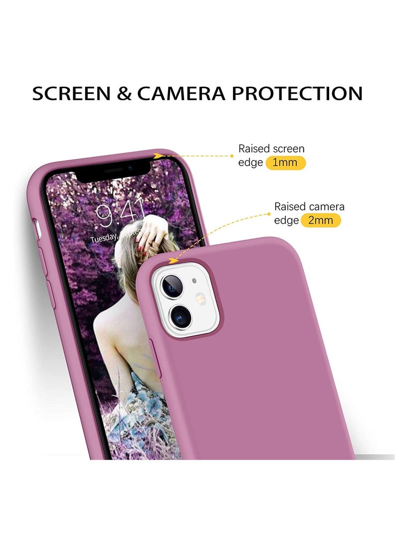 Liquid Silicone Phone Case Compatible with iPhone 11 6.1 inch(2019), Gel Rubber Full Body Protection Shockproof Cover Case Drop Protection Case - Image 3