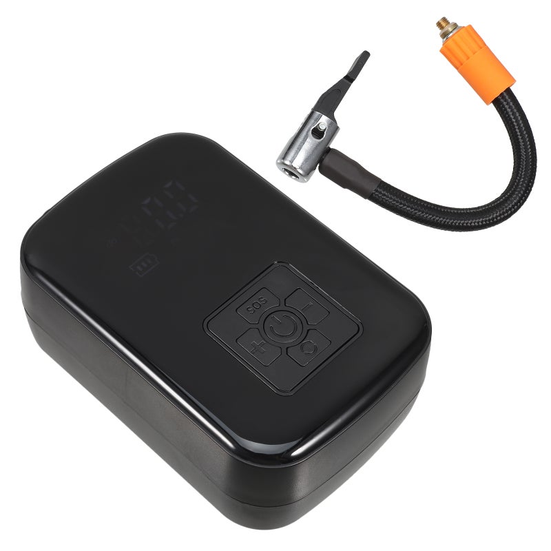 2pcs Tire Inflator Portable Air Bikes Pump Car Tires Air Pumps With Lcd Screen Air For Motorcycle Compact Car - Image 5