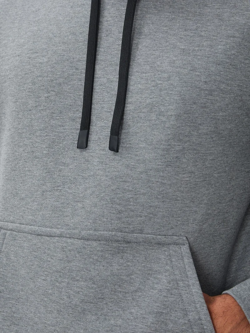 تومي لايف TOMMY Men's Solid Hooded Sweatshirt With Pocket