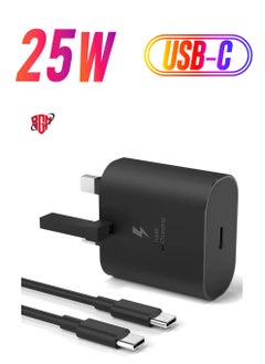 25W Fast Charger Type C for Samsung Galaxy A15, A55 5G, A54, A35, A34, A25, A05, S24, S23, S22, S21, S20, Z Fold5, Z Flip5 Tablet USB C Super Charge Adapter Plug