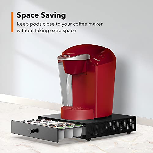 SICHEER K Cup Organization Storage Drawer Maker K Cup Holder Coffee Pod Organizer Stand Tray Counter Rack Countertop Maker Stand Capsules Compatible with Keurig Accessories Holds 36 Pods - Image 4