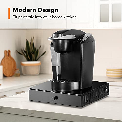 SICHEER K Cup Organization Storage Drawer Maker K Cup Holder Coffee Pod Organizer Stand Tray Counter Rack Countertop Maker Stand Capsules Compatible with Keurig Accessories Holds 36 Pods - Image 3