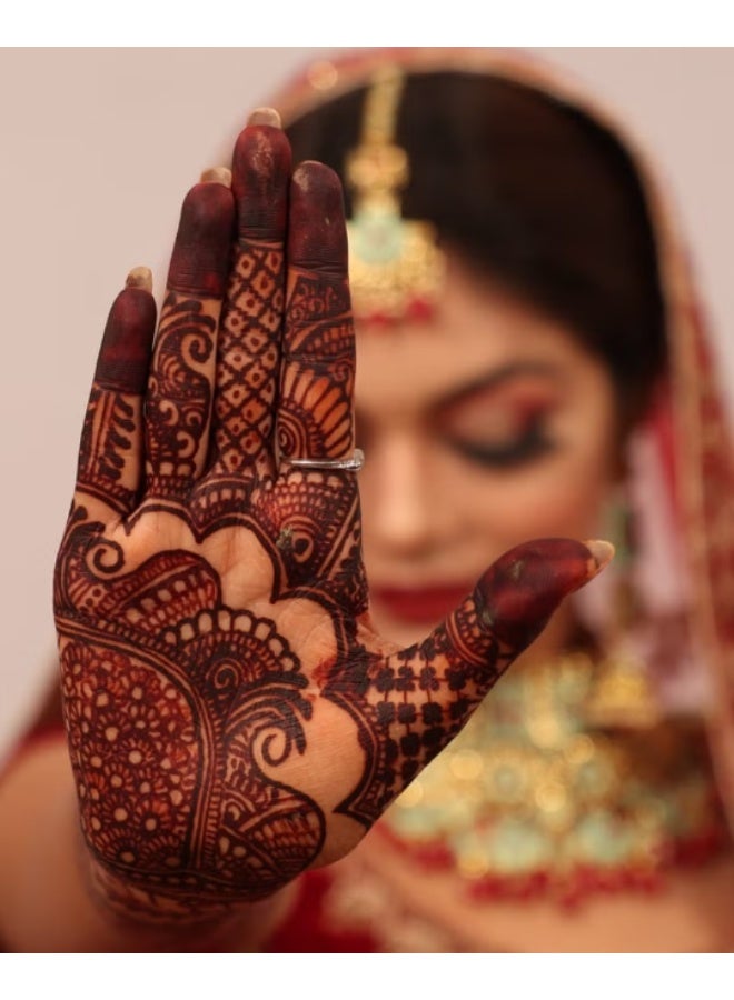 أمينا مخروط حناء أمينة بني اللون - عبوة من 6 قطع - Image 4