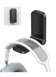 Headphone Stand Magnetic Foldable Headset Holder with Strong Adhesive Headset Stand Holder Clip Under Desk Compatible with AirPods Max Sennheiser Beats Bose AKG JBL HyperX and More