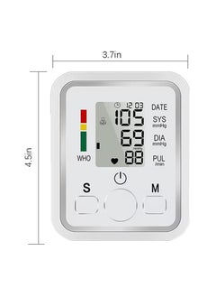 BJollys Portable Blood Pressure Monitor Household Sphygmomanometer Arm Band Type Digital Blood Pressure Meter Tonometer With USB Cable  - Image 4
