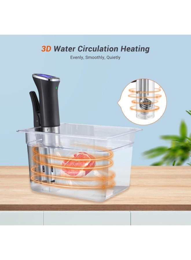 INKBIRD WiFi Sous Vide Machine ISV-300W Immersion Circulator IPX7 Waterproof Precision Culinary Cooker Remote Control with App Precise ±0.1°C Temperature Control Perfect for Sous Vide Cooking at Home - Image 2