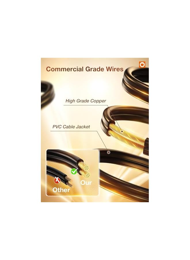 The Bros 50 قدم / 15 متر أضواء شريطية شمسية خارجية مقاومة للماء مع منفذ USB وجهاز تحكم عن بعد أضواء فناء شمسية تدوم لأكثر من 15 ساعة قابلة للتعتيم لمبات LED بالطاقة الشمسية للمدخل والحديقة والسوق والمطعم - Image 4