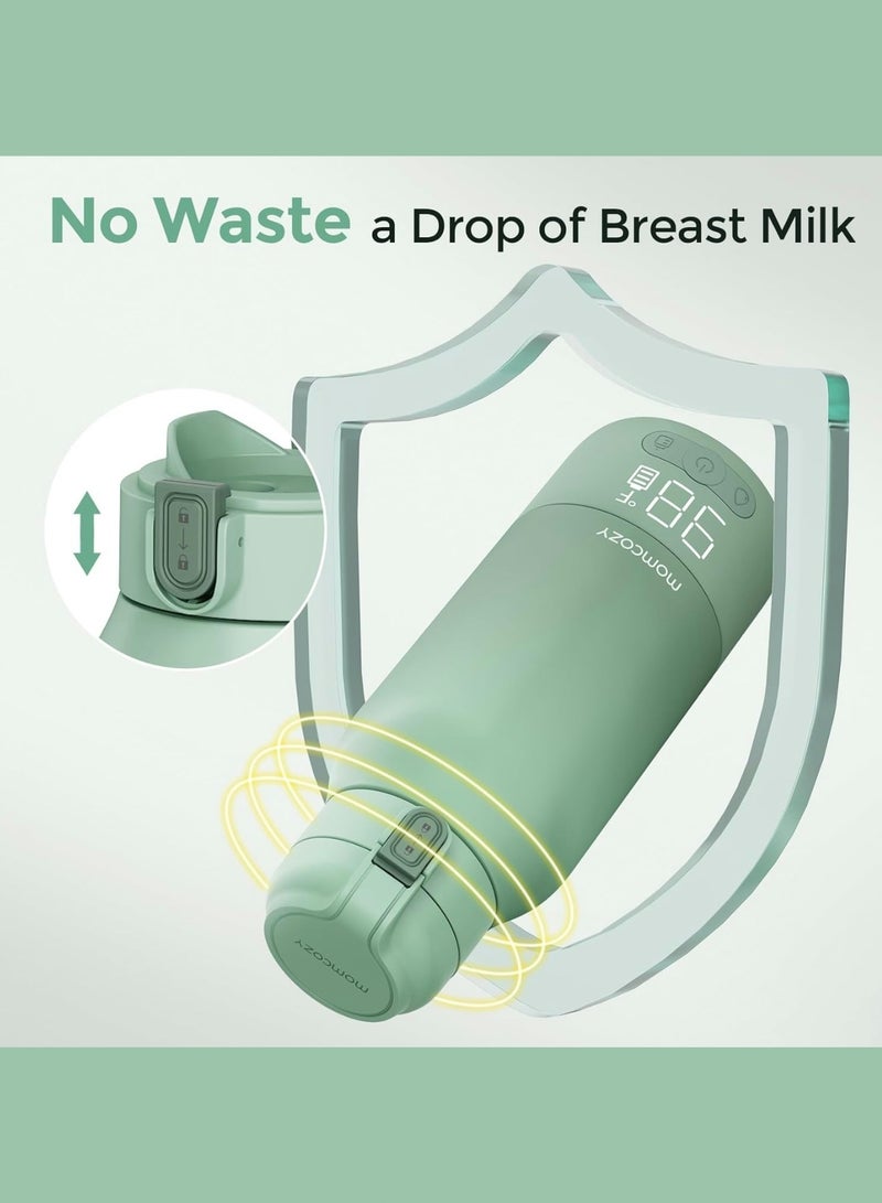 Momcozy Portable Milk Warmer for Travel – Dual Heating Modes for Breast Milk & Water, Portable Bottle Warmer with Fast Heating & Long Battery Life, 17 Ounces Large Capacity to Meet Your All-Day Needs - Image 5