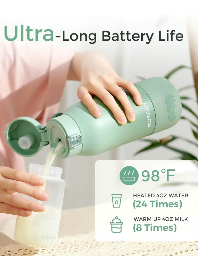 Momcozy Portable Milk Warmer for Travel – Dual Heating Modes for Breast Milk & Water, Portable Bottle Warmer with Fast Heating & Long Battery Life, 17 Ounces Large Capacity to Meet Your All-Day Needs - Image 4