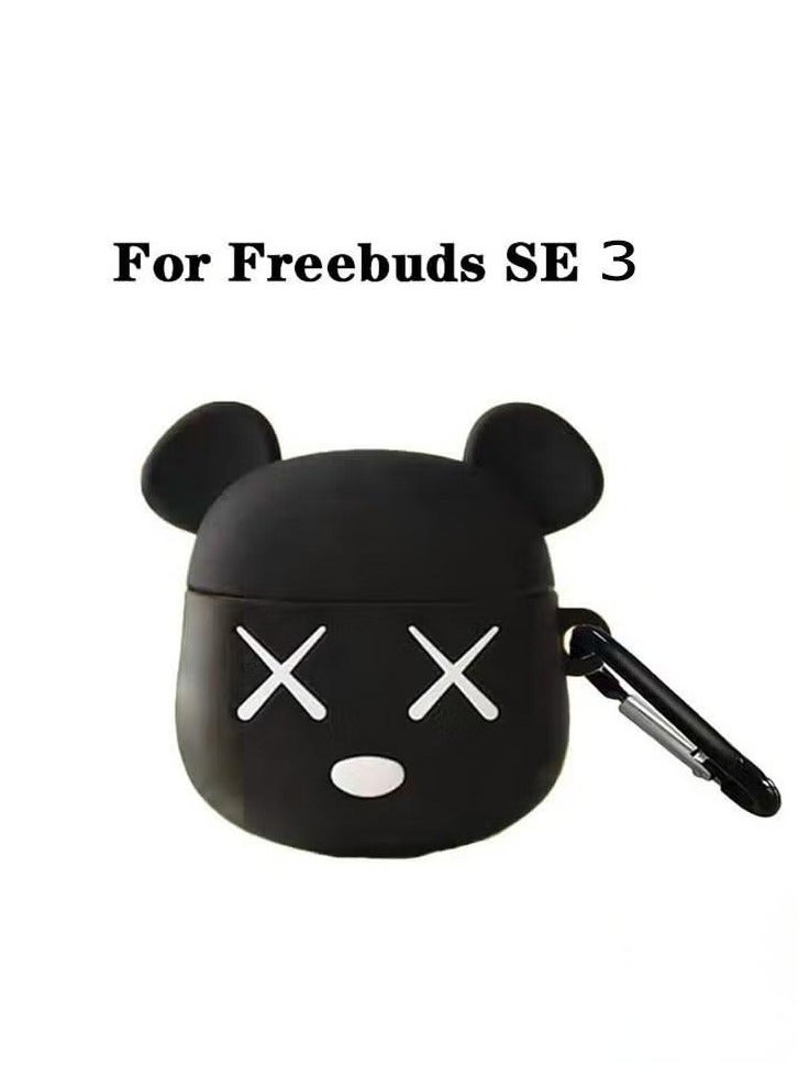 Huawei FreeBuds SE 3 Premium Protection Case Cover - Black - Image 1