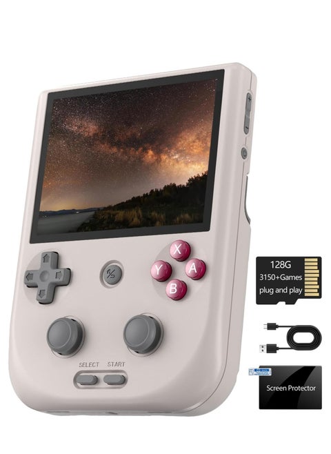 RG405V Retro Handheld Game Console, Unisoc Tiger T618 Android 12 System 4.0 Inch IPS Touch Screen Support 5G WiFi Bluetooth 5.0 with 128G TF Card 3172 Games 5500mAh Battery