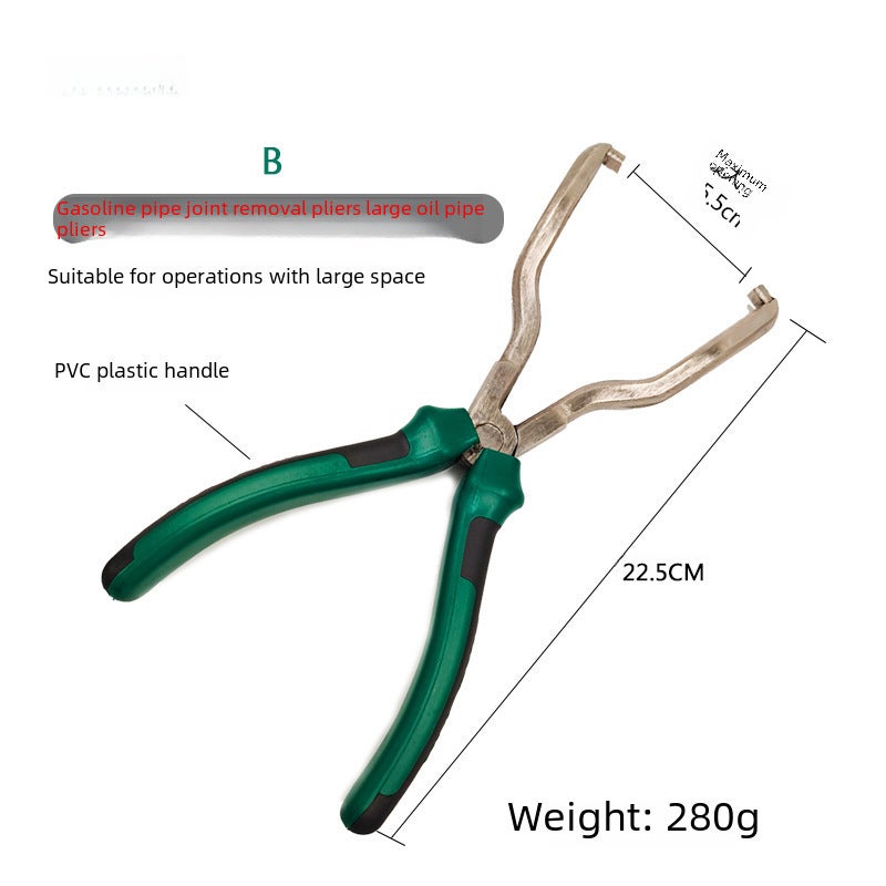 Gasoline pipe quick coupling removal pliers fuel pipe buckle pliers filter pliers tubing pliers tubing separation pliers(Green simple tubing tongs) - Image 4