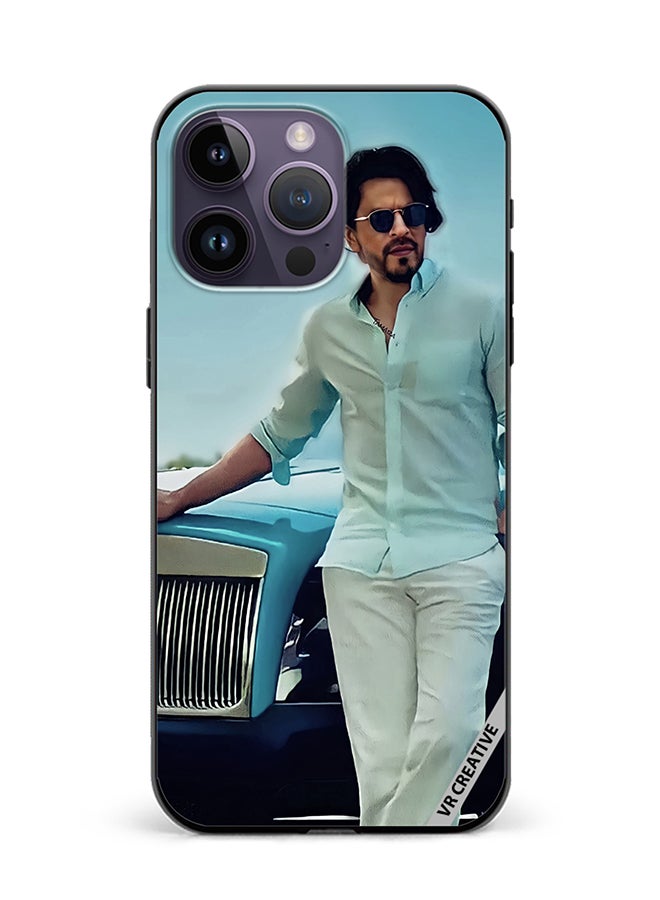 VR CREATIVE Protective Case Cover For Apple iPhone 15 Pro Bollywood Actor Shahrukh Khan Design Multicolour - Image 1