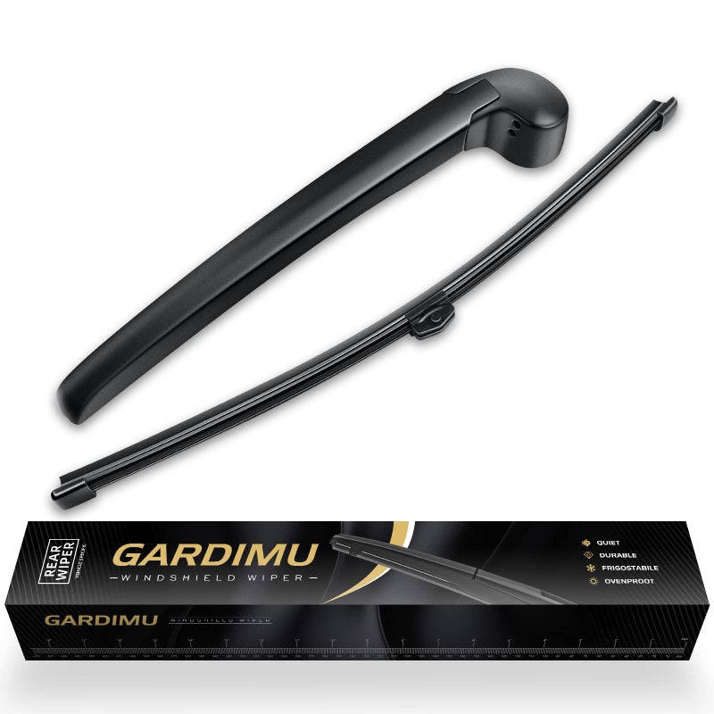 Car Back Windshield Wiper Balde and Arm Set GARDIMU Rear Wiper Arm Blade Assembly Allseason Replacement for Audi Q3 20192025