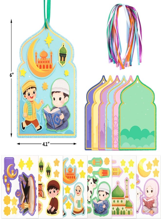 Fancy Land 24 Pack Ramadan Crafts for Kids Ramadan Eid Activities Craft Kits Make Your Own Ramadan Eid Decorations - Image 2