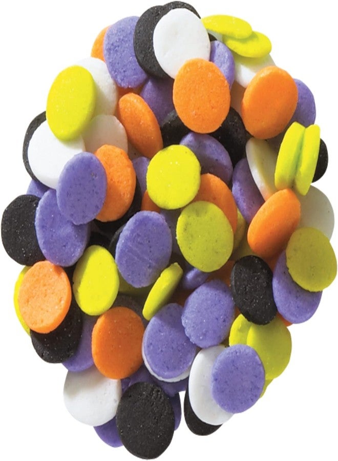 DECOPAC Trick Or Treat Confetti Quins Fancy Sprinkles, 19.5oz, Candy Sprinkles in Handheld Container, Edible Sprinkles For Celebration Cakes, Cupcakes, Cookies - Image 1