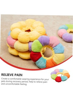 A.M Adjustable Recovery Pet Cone E-Collar for Cats Puppy Rabbit, Cute Flower Elizabeth Protective Collar Wound Healing Practical Neck Cover  - Image 5