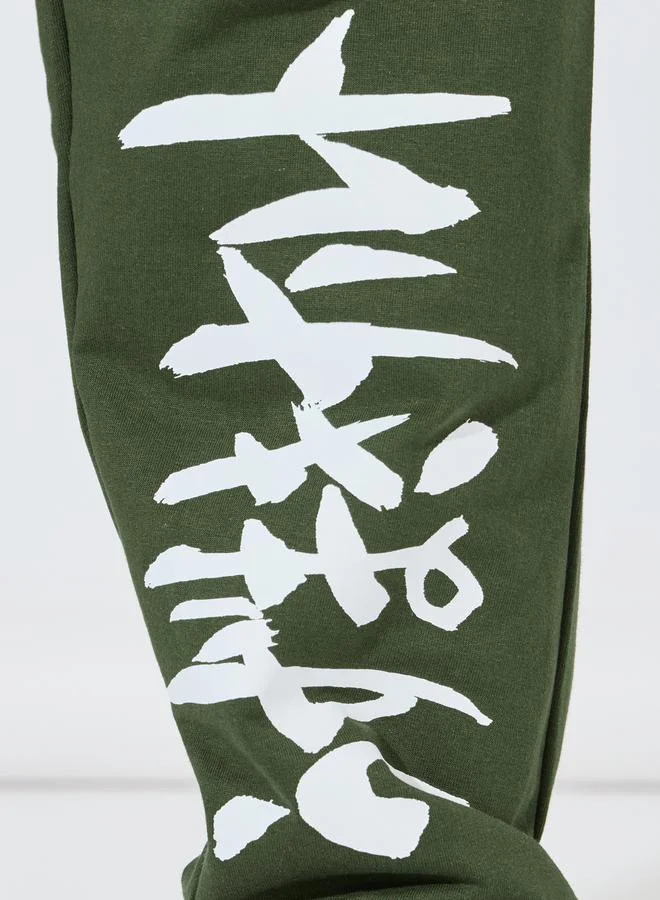Styli Naruto Shippuden Graphic Character Oversize Joggers