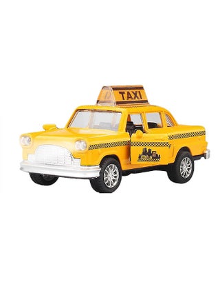 Galaxy 1:32 Checker Taxi Sunshine Cab Pull Back Die-Cast Car, Light and Sound, 2 Door Opening, Assorted Color, 10-15 cm, Friction Powered, Battery Included - pzsku/ZBE29439E288BC6AD76F2Z/45/_/1732679414/a4c25989-9bd1-4097-8723-7d58ed3aca6f