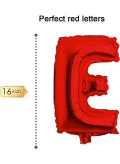 Scrolls I Love You Balloon Banner, 16 Inch Foil Letter Valentine’s Day Balloon Sign for Birthday Party Mother’s day Father’s day Marriage Proposal Wedding Anniversary Party Decorations & Supplies (Red)  - Image 2