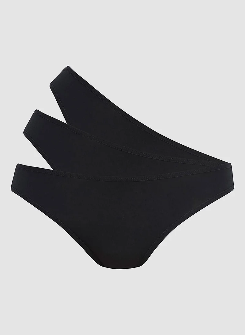Penti black Penti Black Fresh Slip 3-pack Briefs for Women | Best Price UAE