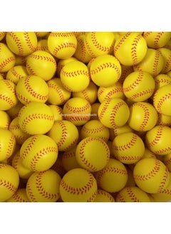 High Elasticity Pu Foam Colorful Toy Balls 40mm Inspirational Children's Play Balls Smooth Surface Polyurethane Foam-Color:40mm Baseball-Diameter:See Color Details