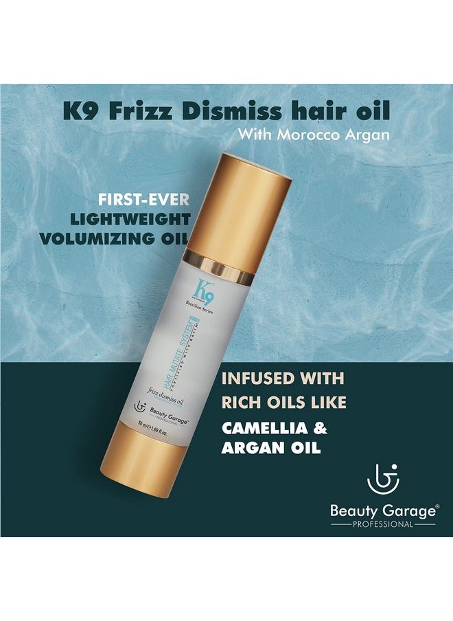Beauty Garage K9 Frizz Dismiss Hair Oil With Morocco Argan 50Ml  - Image 3