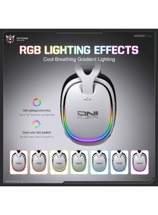 ONIKUMA GT805 Quad Mode Gaming Gaming Headset Headset Wireless Bluetooth 2.4G Computer - Image 5