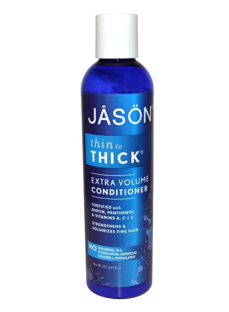 Jason Natural Thin To Thick Extra Volume Conditioner 227grams