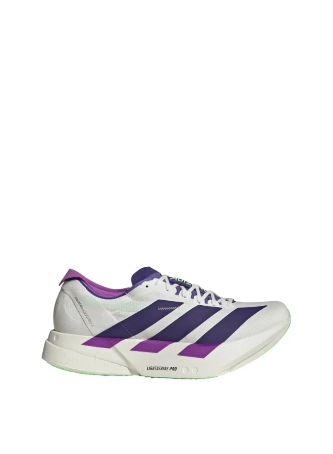 Adidas Adizero Adios Pro 4 M White Running Shoes For Men 8.5