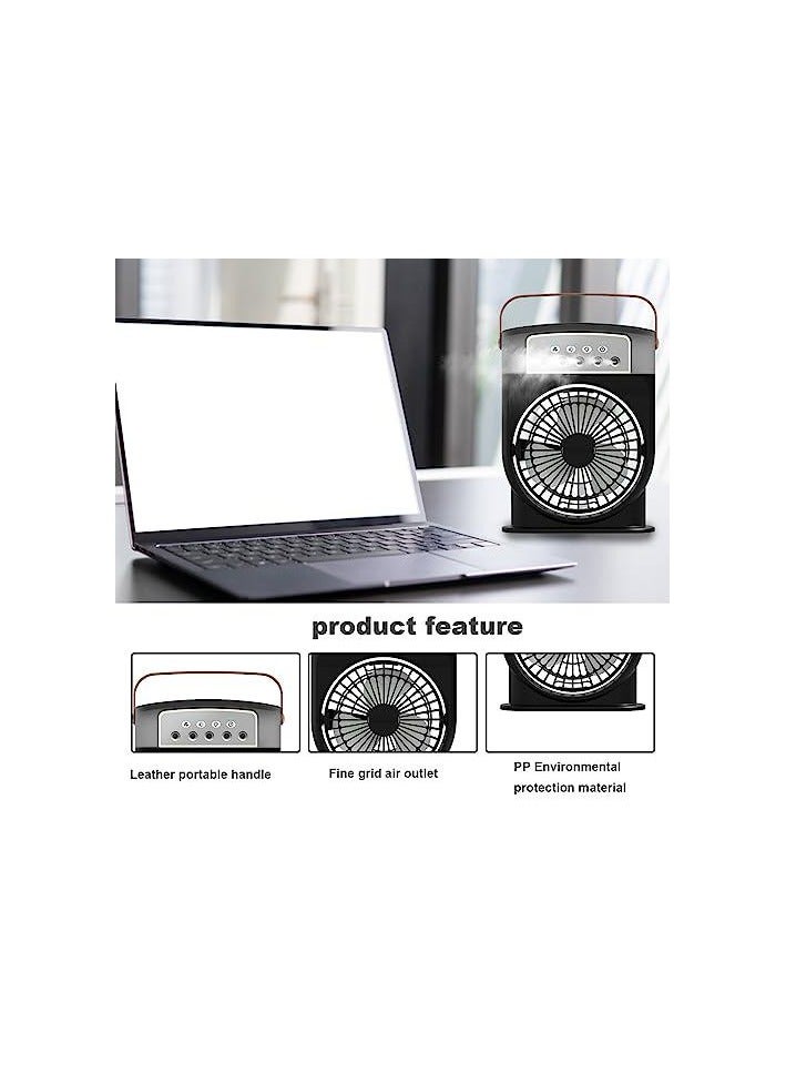 Portable air cooler-Mini ice-cold air cooler-desktop 5-spray air cooler - Image 4