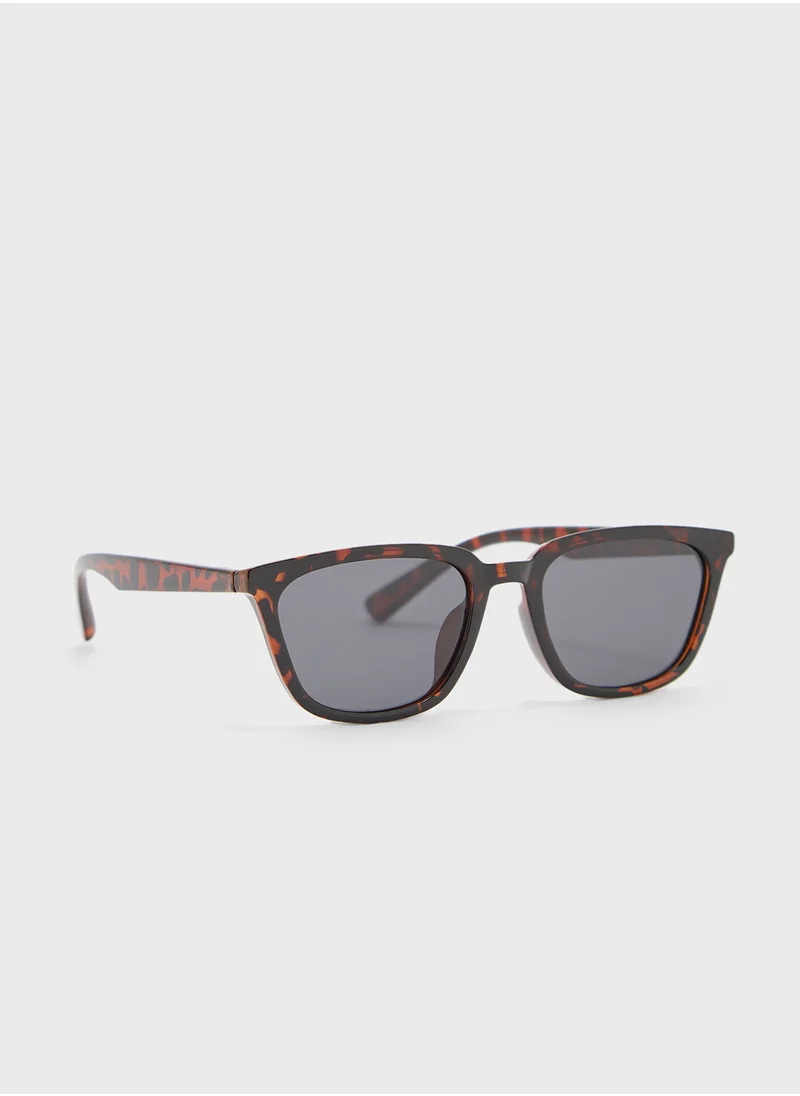 Robert Wood Polarized Lens Classic Wayfarer Sunglasses