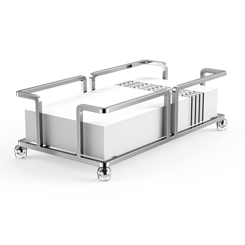 zizouoe Bathroom Napkin Holder Bathroom Paper Towel Holder Bathroom Guest Towel Holder Tray for Bathroom Napkin Holder Guest Towels Disposable Bathroom Kitchen Dinning Table - Image 1