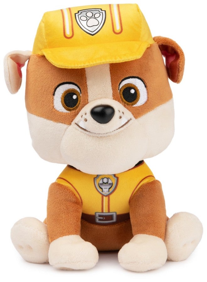 GUND GUND PAW Patrol Rubble in Signature Construction Uniform For Ages 1 and Up, 9" (Styles May Vary)  - Image 1