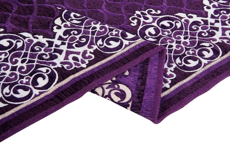 Braids Home Jacquard Weaved Premium Living Room Carpet and Area Rug -(5ft x 7 ft, Multicolor) - Image 4