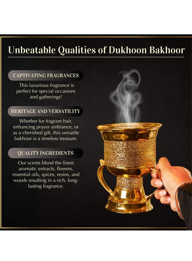 DUKHNI Dukhoon Al Khaleeji Oud Bakhoor by Dukhni Authentic Arabic Bakhoor Incense 40 gm jar Handmade Luxurious Zesty Oriental Blend Perfect for Prayer Ramadan and Eid Gift Hampers - Image 5