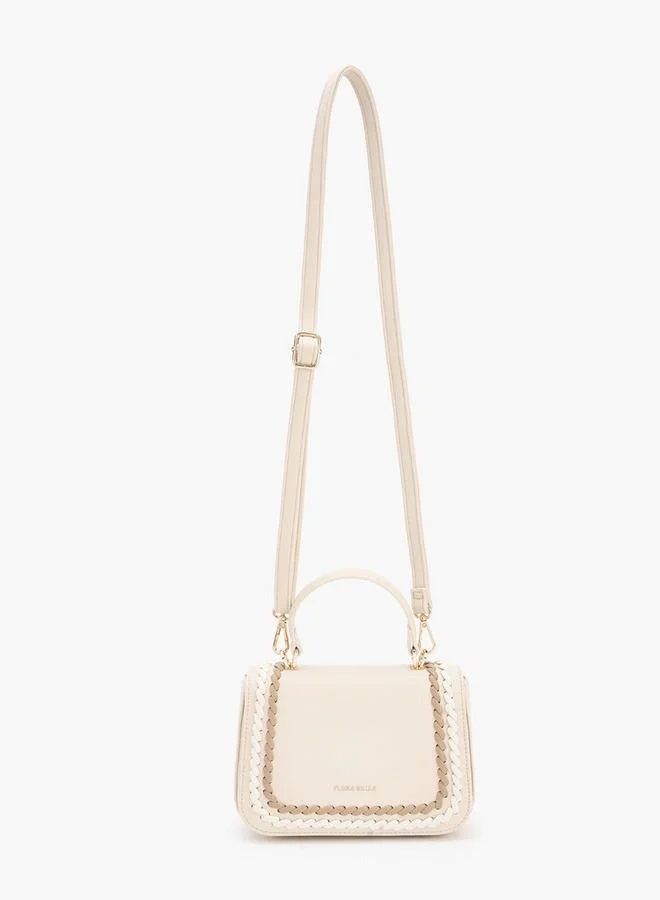 Flora Bella By Shoexpress Flora Bella Braided Satchel Bag with Detachable Strap