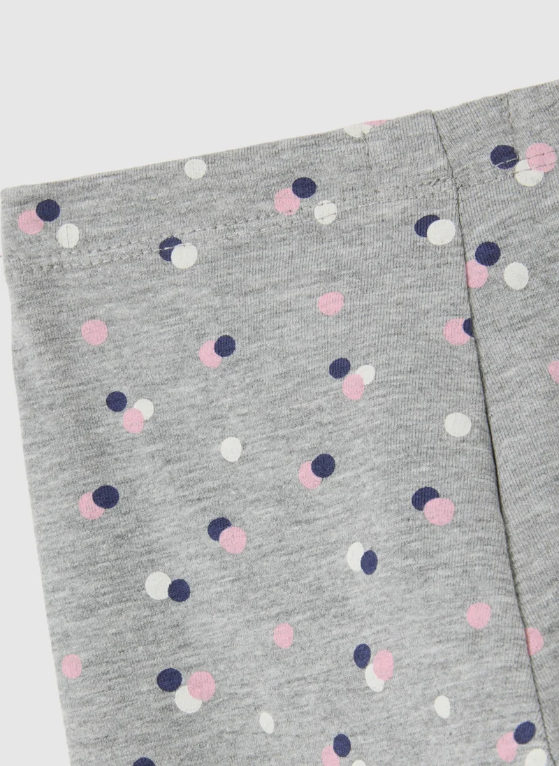 Ovs SKINNY MULTICOLOUR COTTON GIRL'S LEGGINGS